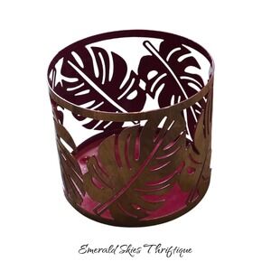 Bath & Body Works palm tree leaf candle holder free ship